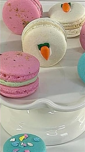 Carrit Cake and Oreo Macarons 🥕🪺