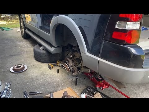 2005 - 2010 Ford Explorer Rear Wheel Bearing / Spindle removal quick walk through