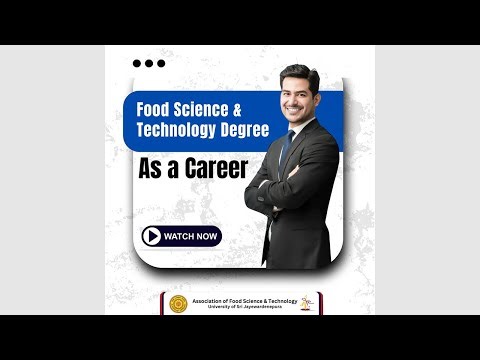 Food Science and Technology Degree - As a Career