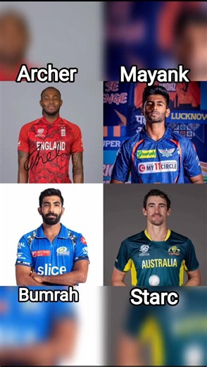 🔥Archer 🆚 Mayank 🆚 Bumrah 🆚 Starc |#cricket #shorts @battandball