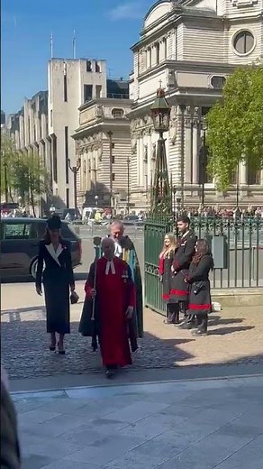 HRH The Princess of Wales arrives at Westminster Abbey on ANZAC Day 2026
