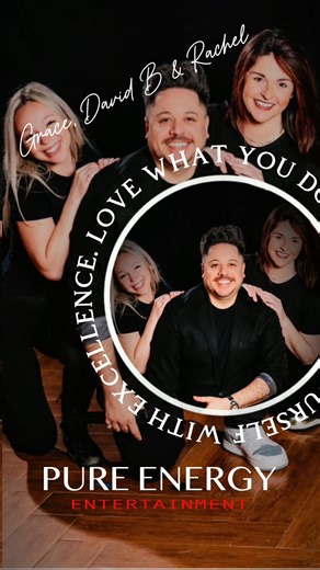 Meet our team - Grace, David Brown and Rachel At Pure Energy Entertainment, working together is something truly special. We’re more than a team—we’re a family who loves what we do and who we do it with. This post is your chance to meet the incredible people behind the energy, passion, and unforgettable moments we create. #goodtimes #lovewhatyoudo #ExperienceTheDifference #celebrate #partyinspiration #pureenergyent #joinourteam #peaceofmind #CLUBENERGY #POM | Pure Energy Entertainment