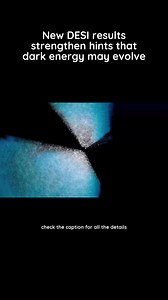 In this video: DESI has made the largest 3D map of our universe to date and uses it to study dark energy. Earth is at the center in this animation, and every dot is a galaxy. DESI's new 3D map suggests dark energy may not be constant, hinting at a potential shift in cosmological models The Dark Energy Spectroscopic Instrument (DESI) has created the largest 3D map of the universe, revealing that dark energy might be evolving over time. This challenges the current cosmological model and suggests t