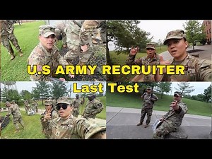 U.S Army Recruiting School | Final Test Week