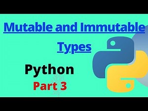 Python | Part 3 | Mutable and Immutable Types Explained | Tamil