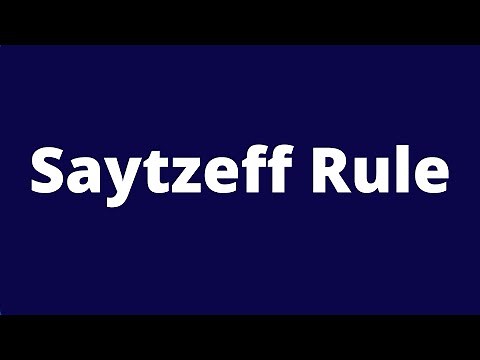 saytzeff rule | class 12 | organic chemistry