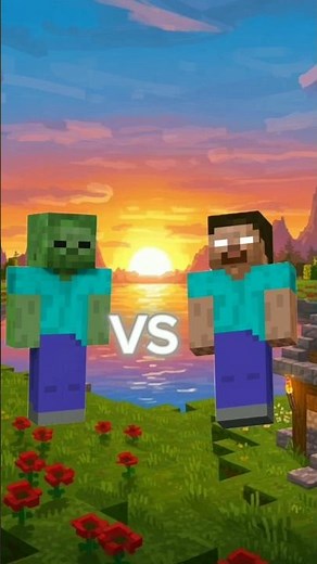 Minecraft: Zombie vs. Herobrine - The Final Showdown #herobrine#minecraft #mhacommunity #krish#biel