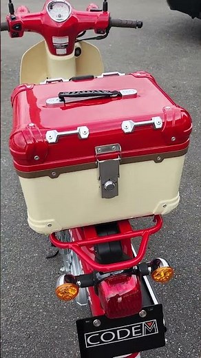 [CODEM]スーパーカブ50/110キティーカラー純正同色リアボックス35L新作#スーパーカブ #スーパーカブ110