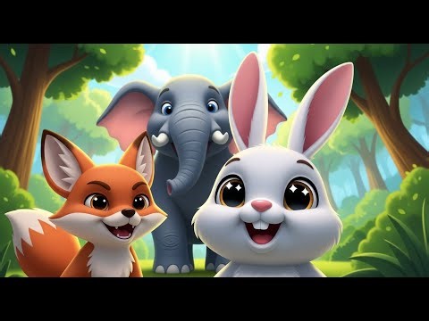 🐰🦊🐘 The Forest Friends | A Heartwarming 2D Animated Story for Kids