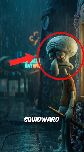 The DISTURBING Truth About Squidward (SpongeBob Theory) 🦑😳 #spongebob #squidward #theory