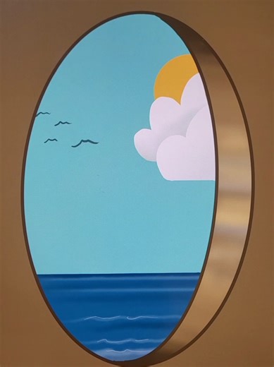 Looking out window Procreate Tutorial #digitalart #procreate #ocean #window #fypシ