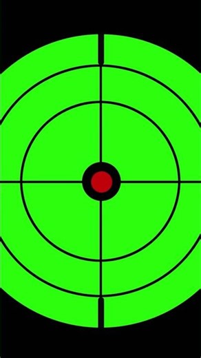 Green Screen Target Crosshair | Aim Point HUD Overlay Stock Footage #videoediting #greenscreen