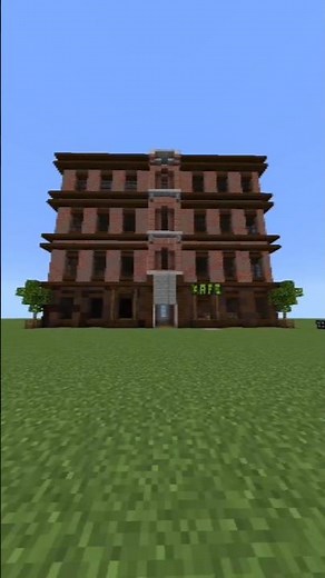 wooden cafe minecraft time lapse #19 #shortvideo
