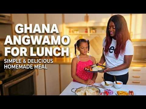 Ghana Angwamo for Lunch | Simple & Delicious Homemade Meal