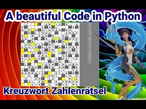 Python Tutorial deutsch, Kreuzwort-Zahlenrätsel