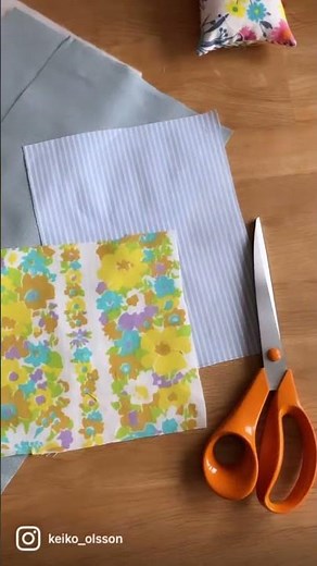 簡単！ミシンオーガナイザーの作り方 Sewing organizer pad tutorial #Shorts