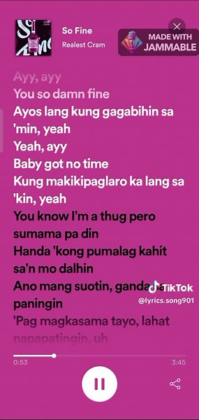 so fine song lyrcs | so fine song