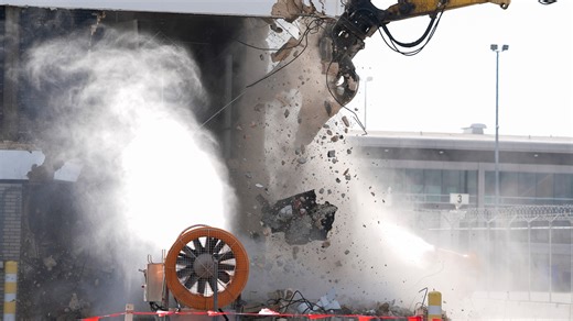 Watch: Demolition begins on Concourse A at Memphis International Airport