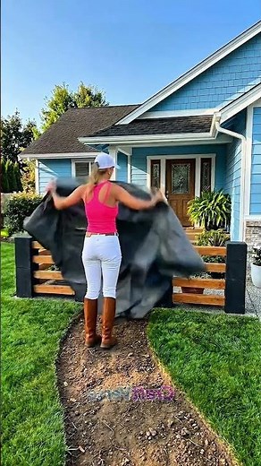 🛠️ How to Build a Modern Cinder Block Fence & Stone Walkway!