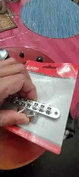 guyker locking tuner and kaish roller bridge installation