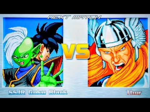 M.U.G.E.N: SSJR Goku Black (Z2i) VS Thor 