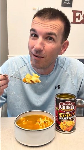 Campbell’s Chunky Spicy Chicken Noodle Soup Review… Not That Spicy 😅