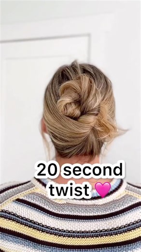 20 second french twist!
