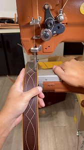 POV Sewing a Leather Belt. #HandmadeLeather #LeatherArt #CraftedWithLove #leathergoods #leathercraft #leather #wallet #handmade #madeinusa #workshop #minimalist #asmr #CustomLeather #ArtOfLeather #LeatherDesign #VintageLeather #LeatherWorkshop #usa #unitedstatesofamerica | Leather Craft