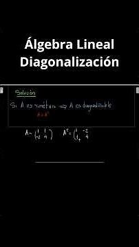 Diagonalizable matrix? Use this trick! ⚡️ #linearalgebra