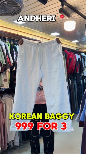 Vinayak Thakur on Instagram: "KOREAN BAGGY TRACKS ₹999 FOR 3 🥳 Size :- 28 TO 42 STORE TIMINGS :- 12 PM TO 11 PM ( ALL DAY OPEN ✅) ☎️ 8692020612 / 9076172612 ALL INDIA SHIPPING ✈️ 📦 + SHIPPING CHARGES FOR ONLINE ORDERS :- TAKE SCREENSHOTS OF YOUR ORDER AND SEND TO ON THIS (8692020612) With Size , If Product Is available we send you scanner and after you paid for product then we will dispatch your order within next 2-3 Hours ❤️ ADDRESS 🏬 - BROTHERZ FS , OPP.LITTLE FLOWER HIGH SCHOOL , MAHAKALI