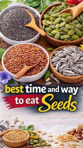 4 Super Seeds You Should Eat Every Day | Amazing Health Benefits #healthyfood #seeds