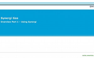 DNV synergi gas 1: Overview – Part 1 – Using Synergi
