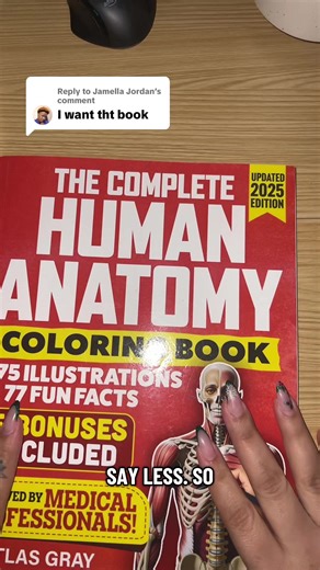 Replying to @Jamella Jordan got it off the TikTok shop! Have a great day! #anatomyandphysiology #coloringbook #coloring #study #learnontiktok