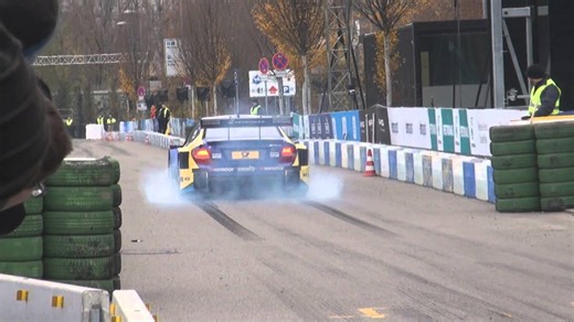 This expensive car tried doing burnouts - then something horrible happened