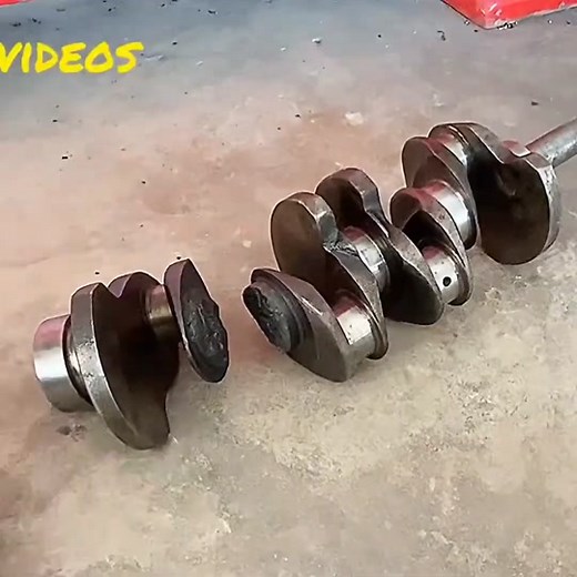 Ingenious Approach to Rejoining Broken Crankshaft