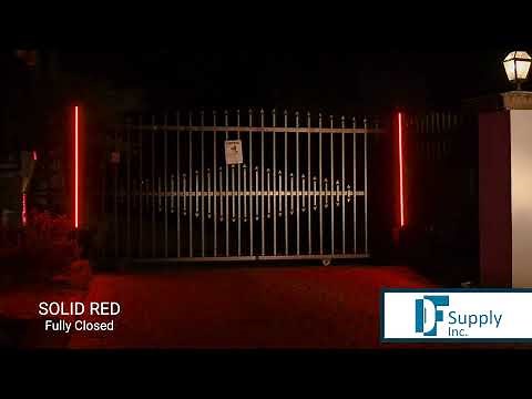 GateArms+ LED Safety Light Systems For Automatic Slide Gates - Product Demonstration