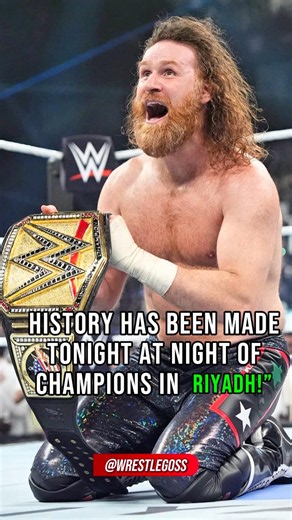 Sami Zayn Shock Victory 😱 New Undisputed WWE Champion #WWE #WWENOC