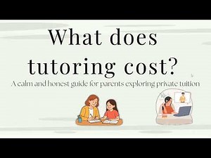 What does tutoring cost