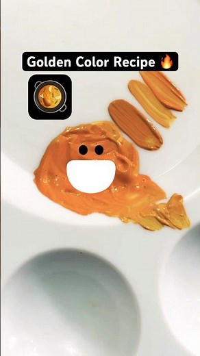 Golden Tone Recipe 🎨 | Easy Color Mix