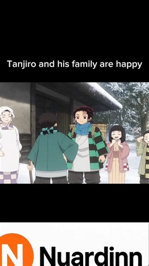 Tanjiro family happy but 😔 #anime #demonslayer #shorts