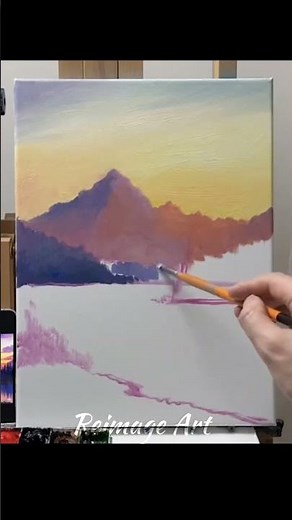 How to draw beautiful scenery ! ❤️💛💚 | Reimage Art |