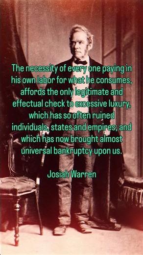 Josiah Warren Quote
