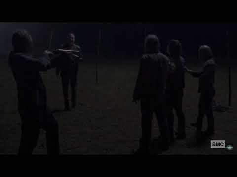 The Walking Dead 10x14 Negan Kills The Whisperers “Saves Daryl” Scene HD