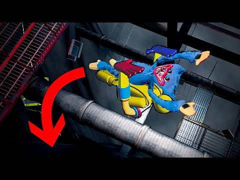 What Happens If You Fall with Huggy Wuggy in the Ending? [Poppy Playtime]