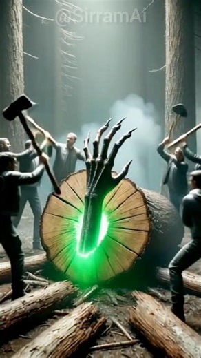 Alien Claw Found Inside Forest Wood Shocking Discovery #ai #shorts #animals #viral