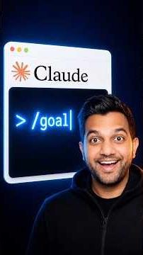 Claude Code’s New /goal Feature Is Insane : This One Claude Code Command Changes Everything