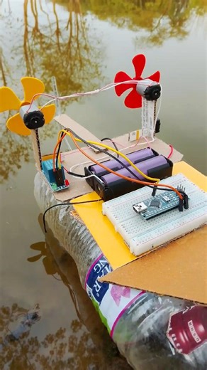 how to make a boat || DC motor water pump with boat #dcmotor #scienceproject