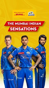 Sensations delivered, Mumbai Indians style! 🫨 #DHL #DHLExpress #TeamBehindTheTeam #TheTeamBehindTheTeam #DHLxMI #MI #MumbaiIndians | DHL Express India