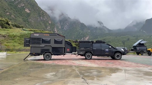 Travelling caravan, resizable, pop-top, customizable. #motorhome #dreamcar #rvadventures #roadtrip #RVtravel