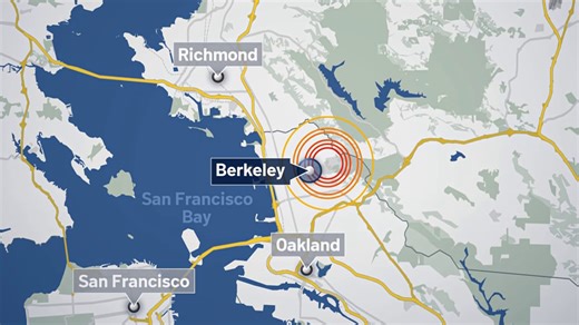 767K views · 6.5K reactions | A 4.3 magnitude earthquake struck the Berkeley area at 2:56 a.m. Monday morning and was felt across many parts of the Bay Area. | NBC Bay Area | Facebook